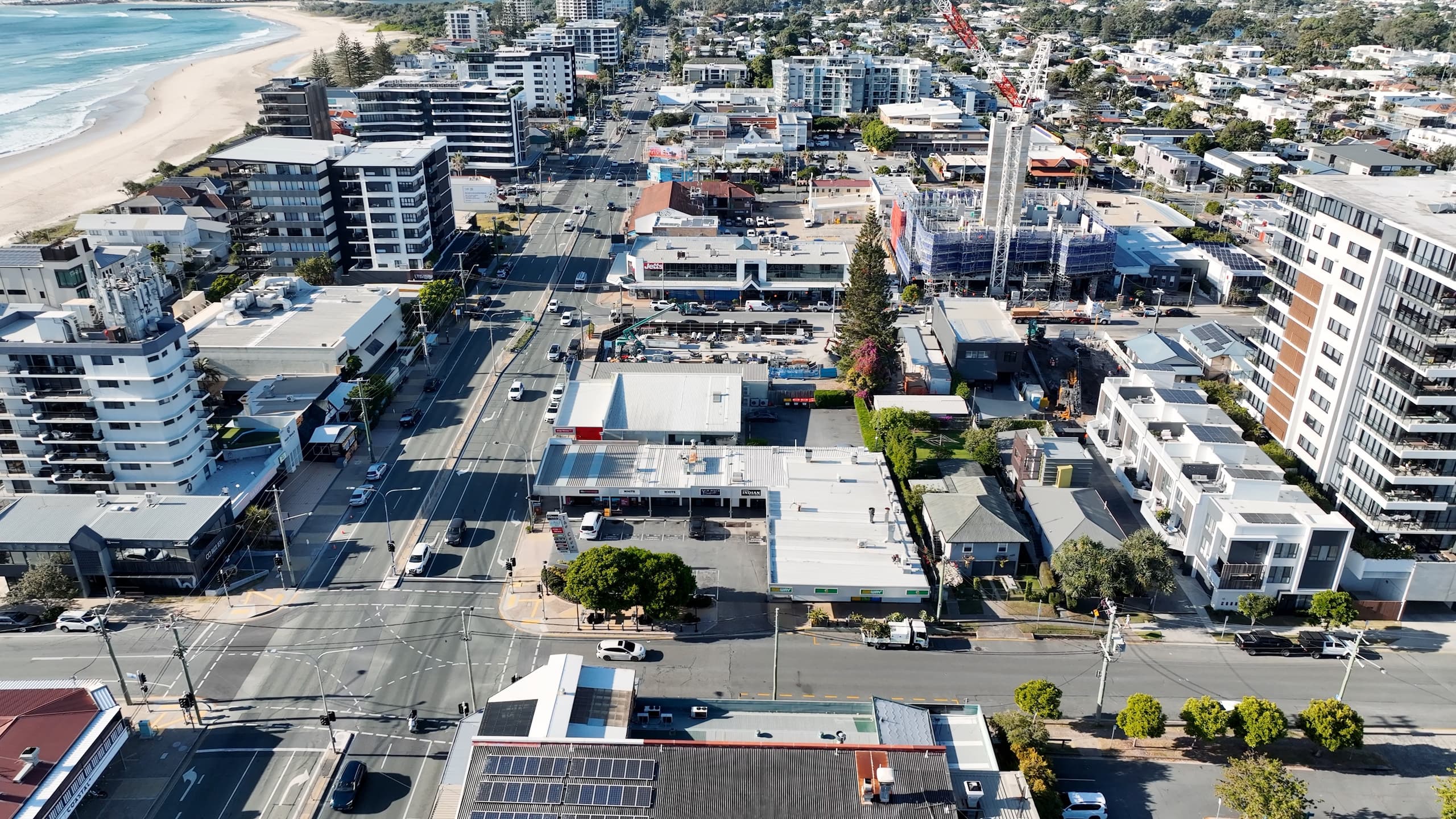 Aerial view of the Soleira site at Palm Beach ahead of construction